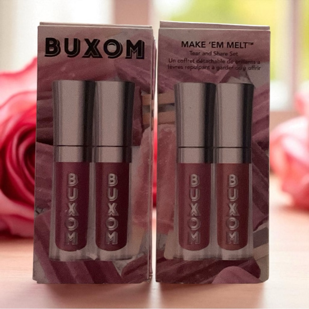 Buxom Make’em Melt Tear and Share Plumping Lip Polish Set